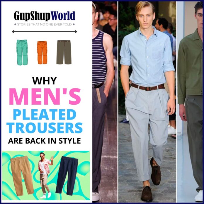 Why Men's Pleated Trousers Are Back in Style-1